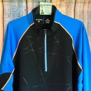 New Antigua Poly Spandex 1/4 Zip Golf Pullover